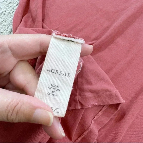 The GREAT. Ruffle Sleeve T-Shirt Dress - Picture 9 of 11